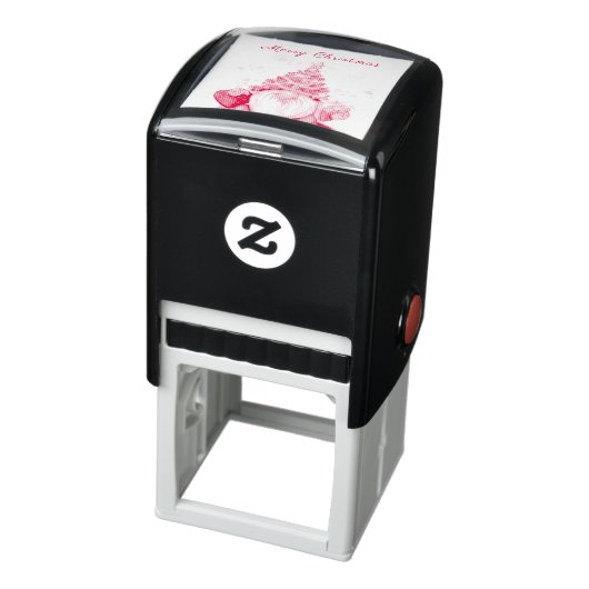 クリスマスの木の帽子とギフトと可愛い格言-おもしろい セルフインキングスタンプ (商品)