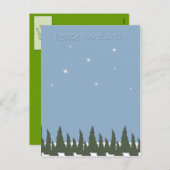 クリスマスの木の平和 シーズンポストカード (正面/裏面)