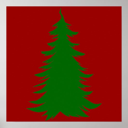 クリスマスの木 ポスター (正面)