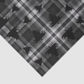 クリスマスの木 黒格子 薄葉紙 (詳細)