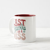 クリスマスの未来の花嫁恋しく思としての最後のクリスマス ツートーンマグカップ (正面左)