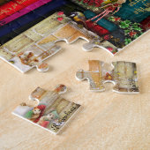 クリスマスの本だなのジグソーパズルPuzzel ジグソーパズル (側面)