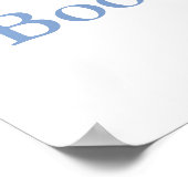 クリスマスの本の外で赤ちゃんシャワーが楽しめる ポスター (角)