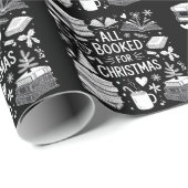 クリスマスの本好きのためのプレゼント ラッピングペーパー (ロールコーナー)