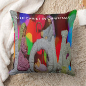 クリスマスの本質を愛と共に - 降臨の情景 クッション (ブランケット)