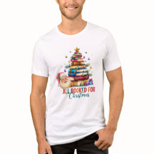 クリスマスの本Tシャツ | ホリデーギフト