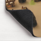 クリスマスの村 マウスパッド (コーナー)