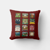 クリスマスの枕の12日 クッション (正面)