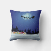 クリスマスの枕投球のクッション クッション (裏面)