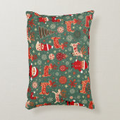 クリスマスの枕 アクセントクッション (正面(垂直))