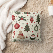 クリスマスの枕 クッション (ブランケット)