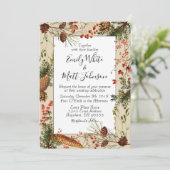 クリスマスの果実の結婚式招待状 招待状 (スタンド正面)