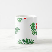 クリスマスの枝の果実 コーヒーマグカップ (中央)