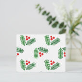 クリスマスの枝の果実 シーズンポストカード (スタンド正面)