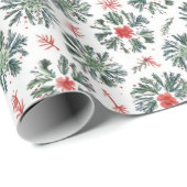 クリスマスの枝 ラッピングペーパー (ロールコーナー)