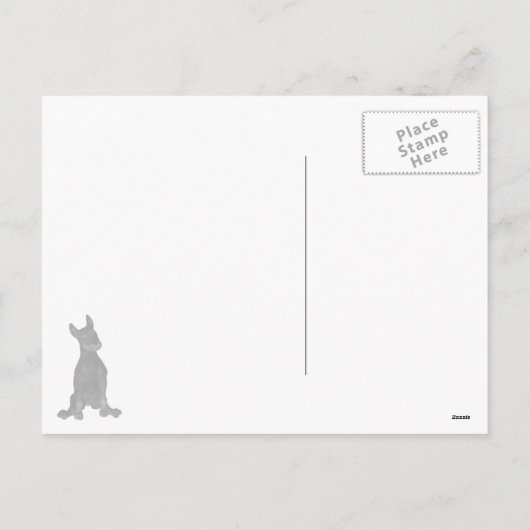 クリスマスの柴犬の郵便はがき シーズンポストカード (裏面)