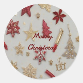 クリスマスの栄光 ラウンドシール