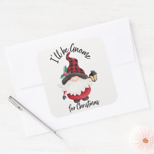 クリスマスの格言おもしろいの休日 スクエアシール (封筒)