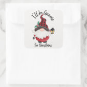 クリスマスの格言おもしろいの休日 スクエアシール (バッグ)