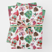 クリスマスの格言と記号 ラッピングペーパーシート (インサイチュ)