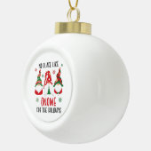 クリスマスの格言のような場所なし セラミックボールオーナメント (右)