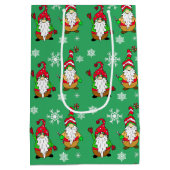 クリスマスの格言のような場所なし ミディアムペーパーバッグ (裏面)