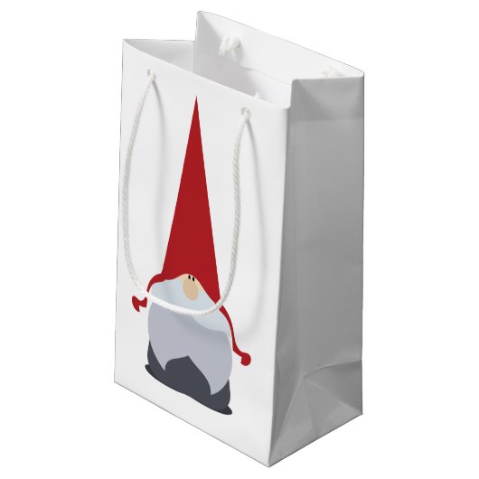 クリスマスの格言のギフトバッグ スモールペーパーバッグ (裏面アングル)