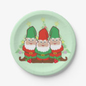 クリスマスの格言 ペーパープレート (正面)