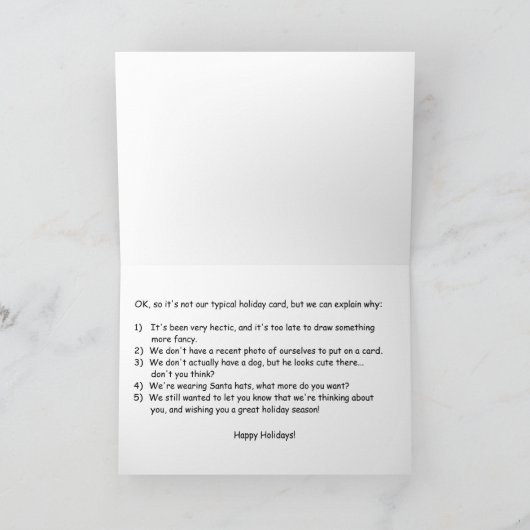 クリスマスの棒はカードを計算します シーズンカード (内部)