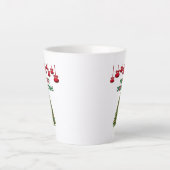 クリスマスの森のツリー装飾ライト カフェラテマグ (正面)