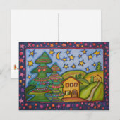 クリスマスの森林 シーズンポストカード (正面/裏面)