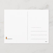 クリスマスの森林 シーズンポストカード (裏面)