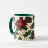クリスマスの植物がいっぱい コーヒーマグ マグカップ (正面左)