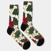 クリスマスの植物がたくさんソックス ソックス (右)