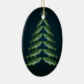 クリスマスの楕円形のオーナメントの12タラ セラミックオーナメント (右)