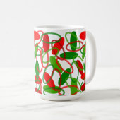 クリスマスの楕円 コーヒーマグカップ (正面右)
