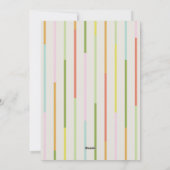 クリスマスの楽しいカラフルな明るい4枚の写真 シーズンカード (裏面)