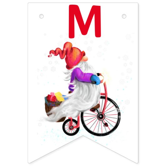 クリスマスの楽しいバントのフラッグとギフトの格言 バンティングフラッグ (第2の旗)