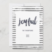 クリスマスの楽しい写真コラージュ シーズンカード (正面)