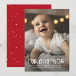 クリスマスの楽しい思い出の写真1枚 シーズンカード