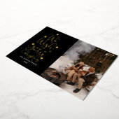 クリスマスの楽しい時間の家族写真 ホリデー (回転した状態)