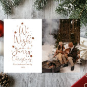 クリスマスの楽しい時間 家族の写真 休暇 シーズンカード