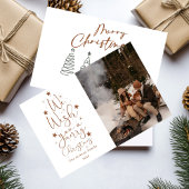 クリスマスの楽しい時間 家族の写真 休暇 シーズンカード