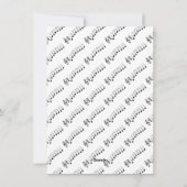 クリスマスの楽しい音楽ノートをお願い シーズンカード (裏面)