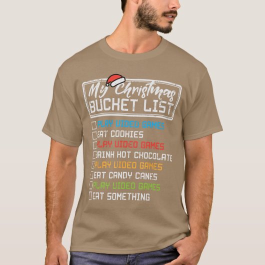 クリスマスの楽しみ ゲーム Xmas ゲーマー 少年たち Tシャツ (正面)