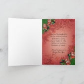 クリスマスの欲しい物のリストの挨拶状のノスタルジック シーズンカード (内部)