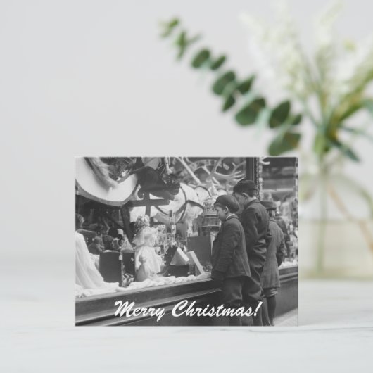 クリスマスの欲しい物のリスト、20年代 シーズンポストカード (スタンド正面)