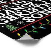 クリスマスの歌に踊る可能性が最も高い – Christma ポスター (角)