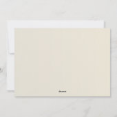 クリスマスの歌のミュージカル「メリクリスマスを祈る」 シーズンカード (裏面)