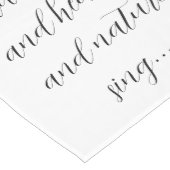 クリスマスの歌の台本の喜び ミディアムテーブルランナー (コーナー)